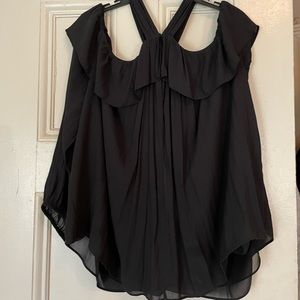 Loft cold shoulder long sleeve top